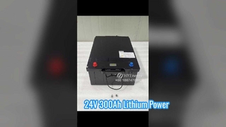 Литиевая батарея 24 В, 300 Ач, солнечная энергия